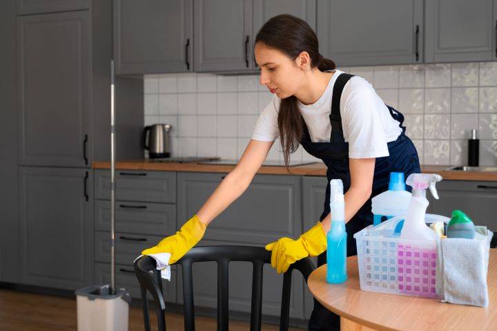 Cleaning living room 3